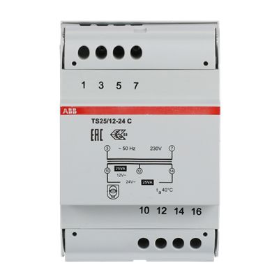 ABB 25 W Bell Transformer, 230 V Primary, 24 V Secondary