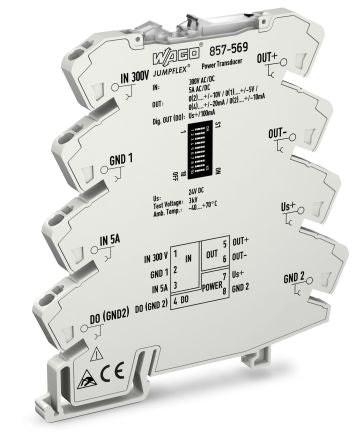 WAGO Jumpflex Series Signal Conditioner, Current/Voltage Input, Current/Voltage Output, 24V dc Supply