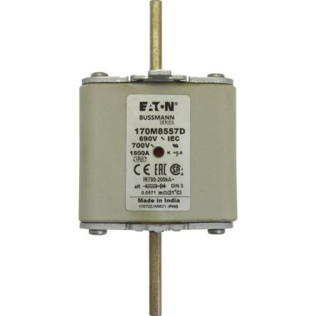 Eaton 1.6kA Centred Tag Fuse NH3 690V ac