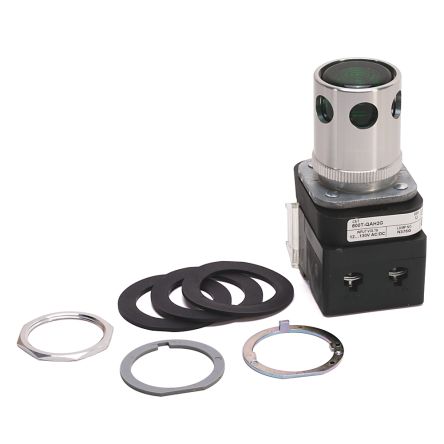Allen Bradley 800T Series Green Momentary Push Button Head, 30 mm Cutout, IP67, IP69K