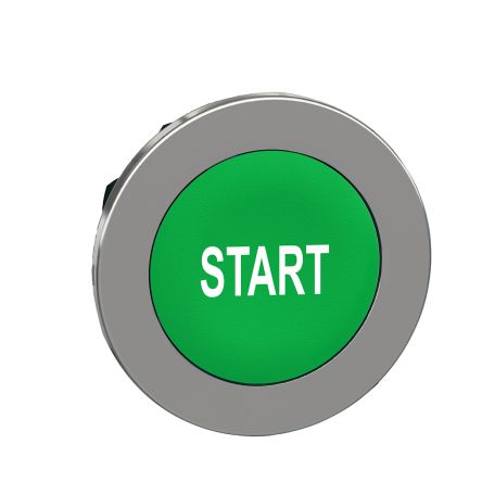 Schneider Electric Harmony XB4 Series Green Momentary Push Button Head, 30 mm Cutout, IP66, IP67, IP69K