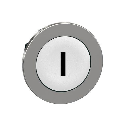 Schneider Electric Harmony XB4 Series White Momentary Push Button Head, 30 mm Cutout, IP66, IP67, IP69K