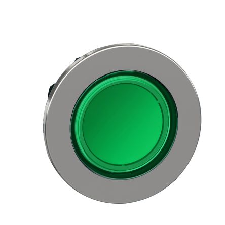Schneider Electric Harmony XB4 Series Green Maintained Push Button Head, 30 mm Cutout, IP66, IP67, IP69K