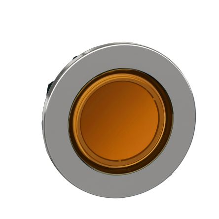 Schneider Electric Harmony XB4 Series Yellow Maintained Push Button Head, 30 mm Cutout, IP69K, IP66, IP67