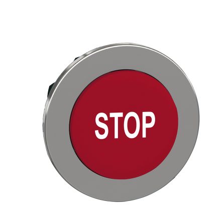 Schneider Electric Harmony XB4 Series Red Momentary Push Button Head, 30 mm Cutout, IP66, IP67, IP69K