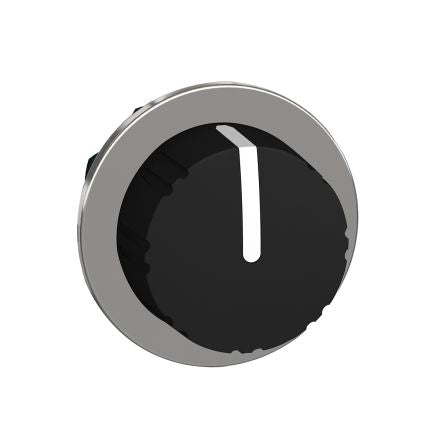 Schneider Electric ZB4 Series 3 Position Selector Switch Head, 30 mm Cutout, Black Handle, IP66, IP69, IP67