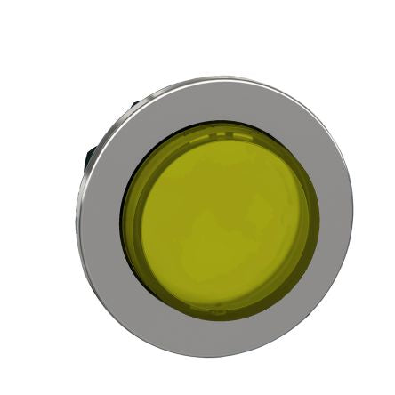 Schneider Electric ZB4 Series Yellow Spring Return Push Button Head, 30 mm Cutout, IP67, IP66, IP69K