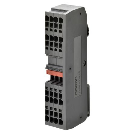 Omron XW6T-COM2.5X12RD XW6T Series DIN Rail Terminal Block Red, Screw