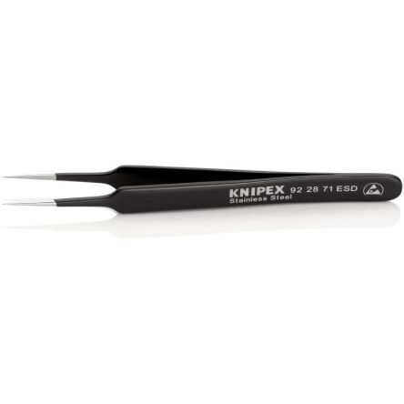 Knipex 110mm Stainless Steel Smooth ESD Safe Tweezer