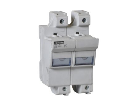 Lovato 100A Base Mount Fuse Holder, 2P-Pole for 22 x 58 mm, 690V ac
