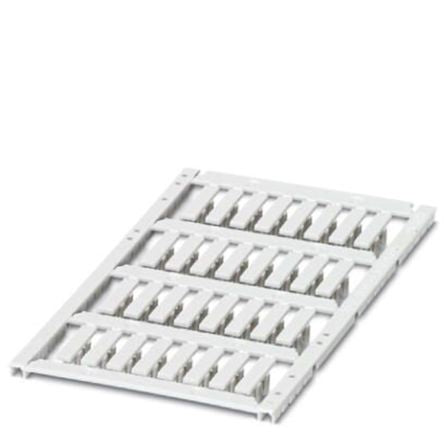 Phoenix Contact UCT-WMC0 Clip-On Cable Marker, White, 3.5 mm Cable White, 2.9 mm Cable, 0830783