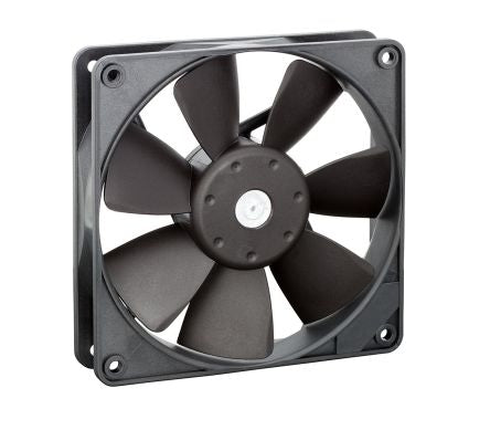 ebm-papst 4400 F Series Axial Fan, 12V dc, 137 m³/h, 3.4 W, 0.12 A Max, IP20 119 mm 25.4mm 25.4 mm