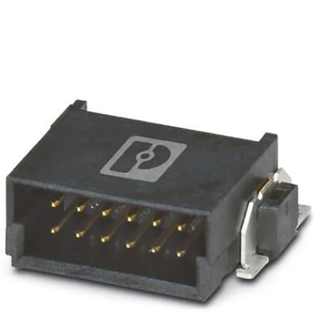 Phoenix Contact FP 1.27/ 32-MH Series Surface PCB Header, 32 Contact(s), 1.27 mm Pitch, 2 Row, Shrouded