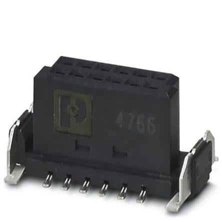 Phoenix Contact FP 1.27/50-FV Series Surface PCB Socket, 50-Contact, 2 Row, 1.27 mm Pitch