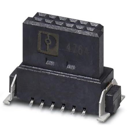 Phoenix Contact FP 1.27/68-FV Series Surface PCB Socket, 68-Contact, 2 Row, 1.27 mm Pitch