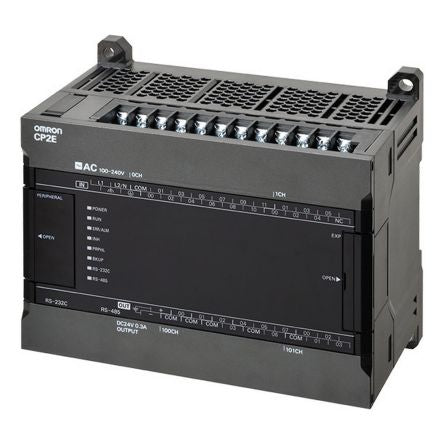 Omron CP2E Series PLC CPU, Transistor Output, 18-Input, Digital Input