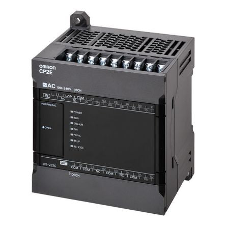 Omron CP2E Series PLC CPU, Relay Output, 8-Input, Digital Input