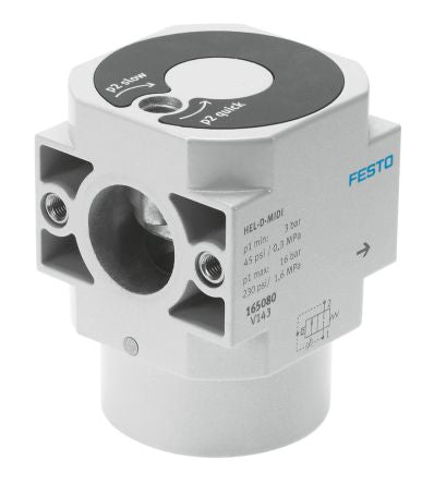 Festo Pneumatic Manual Control Valve HEL Series, G G 3/8, 170691