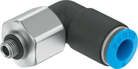 Festo QSRL Polybutylene Terephthalate Pneumatic Rotary Union, Metric, Push-in