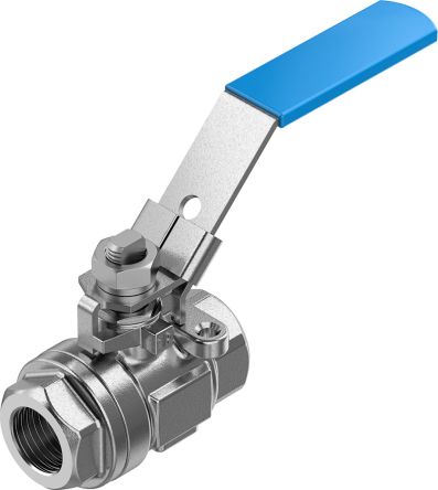 Festo Rod Lever Pneumatic Manual Control Valve VZBE Series, NPT 1/2 in NPT, 4745216