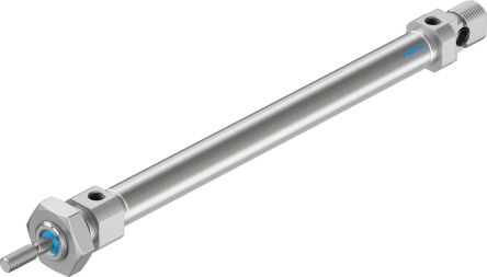 Festo 100 mm Pneumatic Roundline Cylinder - 19188 DSNU Series, Double Acting Acting