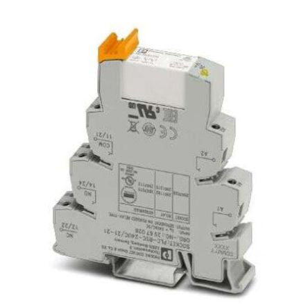 Phoenix Contact PLC Series Interface Relay, DIN Rail, 24V ac/dc Coil, DPDT