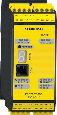Schmersal PSC1 Series Safety Controller, 14 Safety Inputs, 4 Safety Outputs, 28.8V