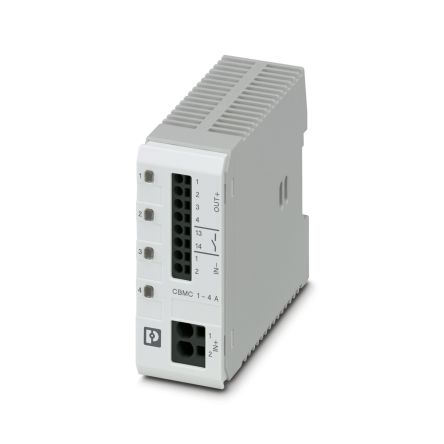 Phoenix Contact CBMC Electronic Circuit Breaker 10A 24V, DIN Rail Type E