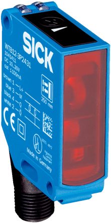 SICK Background Suppression Photoelectric Sensor, Block Sensor