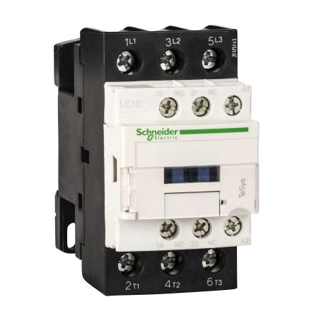 Schneider Electric TeSyS D Contactor, 440V ac Coil, 3-Pole, 32 A, 18.5 kW, 1 NO/1 NC, 440V ac