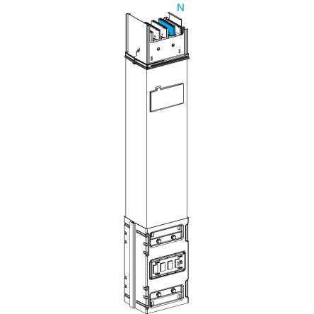 Schneider Electric Vertical Distribution Busbar Trunking, 1000A, 800.00 mm, Canalis Series