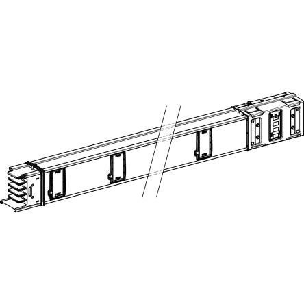Schneider Electric Horizontal Distribution Busbar Trunking, 1000A, 5 m, Canalis Series