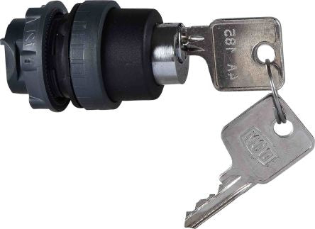 Schneider Electric Harmony Key Switch Head, Turn to Release, 22 mm Cutout