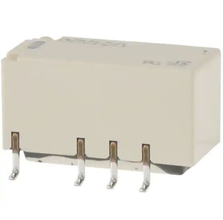 Omron Surface Signal Relay, 5V dc Coil, 2A, DPDT