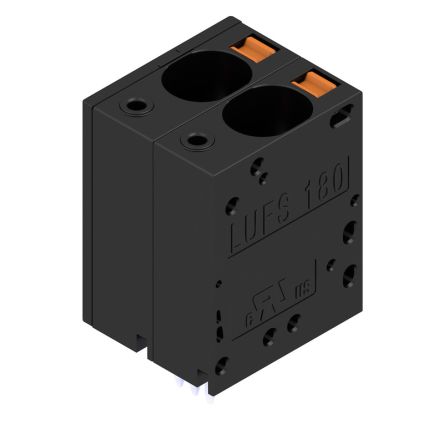 Weidmüller LU Series PCB Terminal Block, 6-Contact, 15 mm Pitch, 1 Row