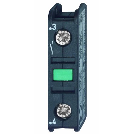 Omron Auxiliary Contact Block, 1 Contact, 1 NO, J73KN, Snap-On, 25 A, 690V, J73KN-B-10A