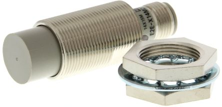 Omron E2E-X14MD1-M1G Threaded Barrel Inductive Proximity Sensor, M18 2-Wire E2E 24V dc 14 mm 30 V dc 50mA