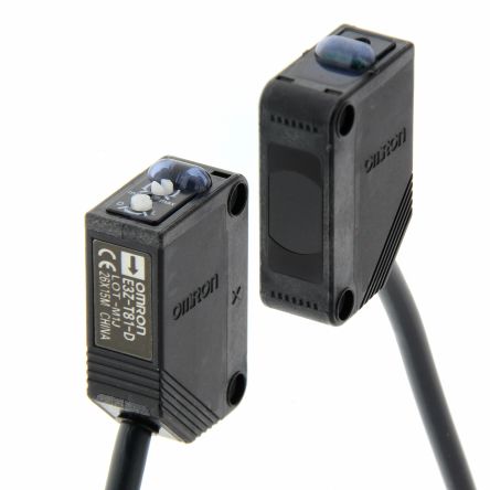 Omron Through Beam Photoelectric Sensor, Block Sensor
