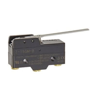 Omron Z Series Hinge Lever Limit Switch, SPDT, IP00, Plastic Housing, 500V ac, 15A