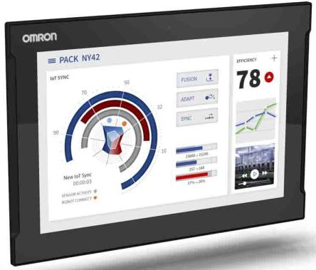 Omron NY Series Industrial Monitor - 391.16 mm, TFT LCD Display, 1280 x 800 pixel