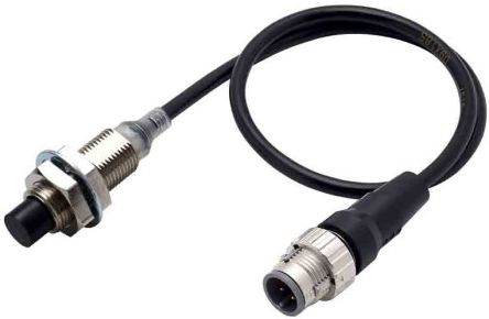 Omron E2E-X16MB1T12-M1TJ 0.3M Threaded Barrel Inductive Proximity Sensor, M12 PNP E2E 30V dc 16 mm 30 V dc 50mA