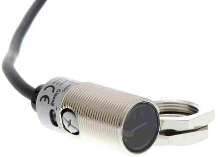 Omron Diffuse Photoelectric Sensor, Cylindrical Sensor