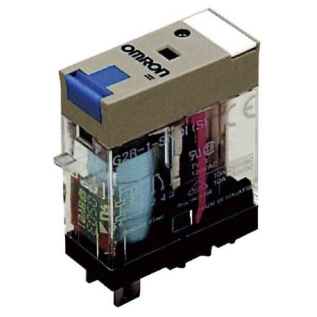 Omron DIN Rail Non-Latching Relay, 24V Coil, 10A Switching Current, SPDT