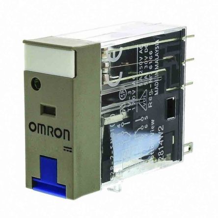 Omron Non-Latching Relay, 24V dc Coil, 5A Switching Current, DPDT
