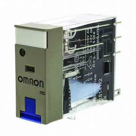 Omron Non-Latching Relay, 48V dc Coil, 5A Switching Current, DPDT