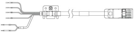 Omron Power Cable R88A Series Cable for Use with 1S Series Servo Motor with 400 V