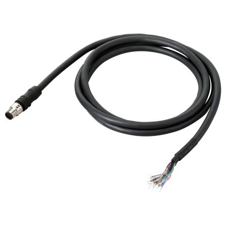Omron Female 8 way M8 to Sensor Actuator Cable, 2 m
