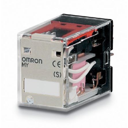 Omron Non-Latching Relay, 12V ac Coil, 10A Switching Current, DPDT