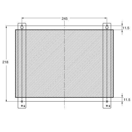 Omron NY Series Wall Mounting Accessory for Use with Box PC