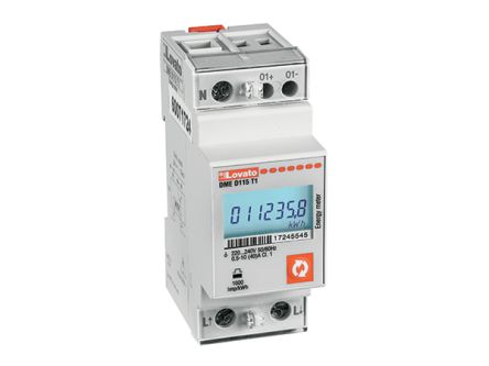 Lovato 1 Phase LCD Energy Meter, Type Single-Phase Energy Meter